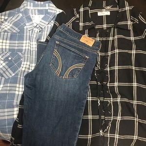 Jeans and shirts bundle